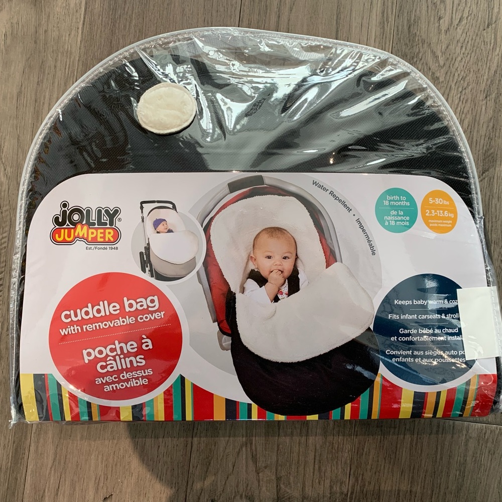 Jolly Jumper Black Cuddle Bag with removable cover